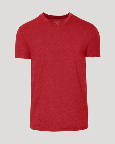 Classic V-Neck - Dark Heather Lava