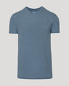 Dark Heather Tempest Classic V-Neck T-shirt with soft tag and fitted design.