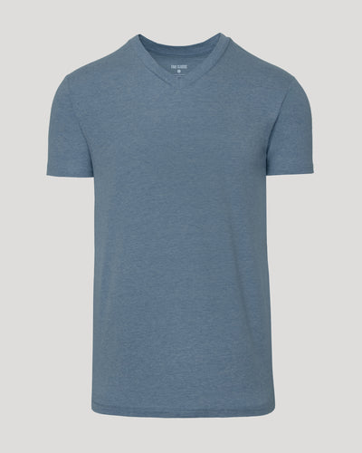 Classic V-Neck - Dark Heather Tempest