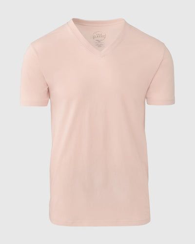 Klassischer V-Ausschnitt - Dusty Pink