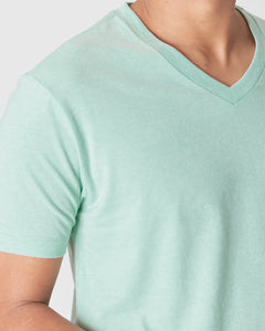 True ClassicHeather Mist V-Neck Tee