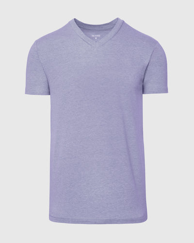 Classic V-Neck - Heather Dark Orchid