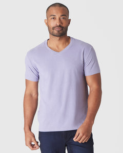 True ClassicHeather Dark Orchid V-Neck Tee