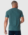 Heather Seafarer Classic V-Neck worn by a man, showcasing fit.
