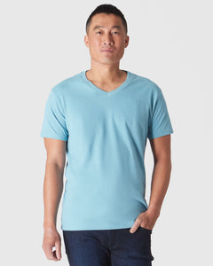 True ClassicHeather Voyager V-Neck Tee