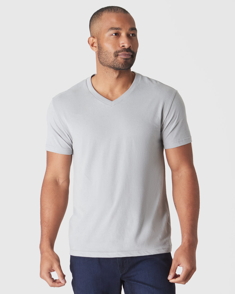 Steel V-Neck Tee