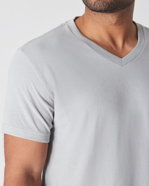 Steel V-Neck Tee