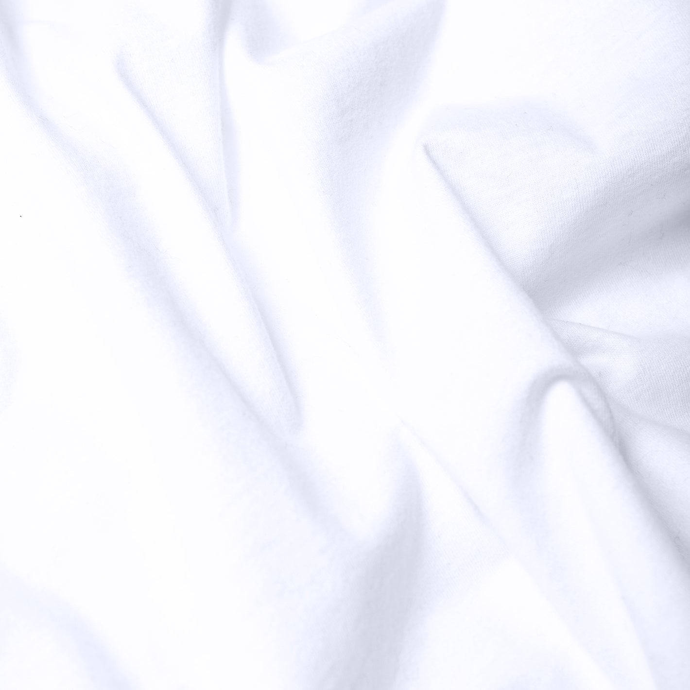 All White Classic V-Neck 10-Pack: close-up of soft white fabric folds.