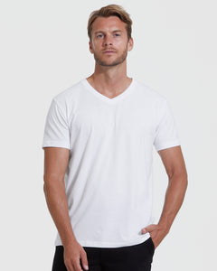 True ClassicWhite V-Neck Tee