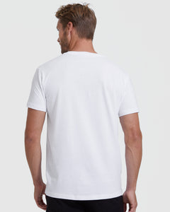 True ClassicAll White V-Neck Tee 9-Pack