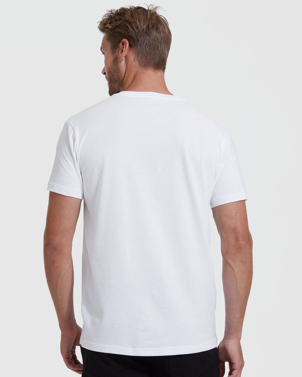 All White V-Neck Tee 9-Pack