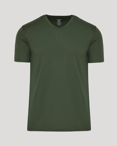 Premium Pima V-Neck - Grove