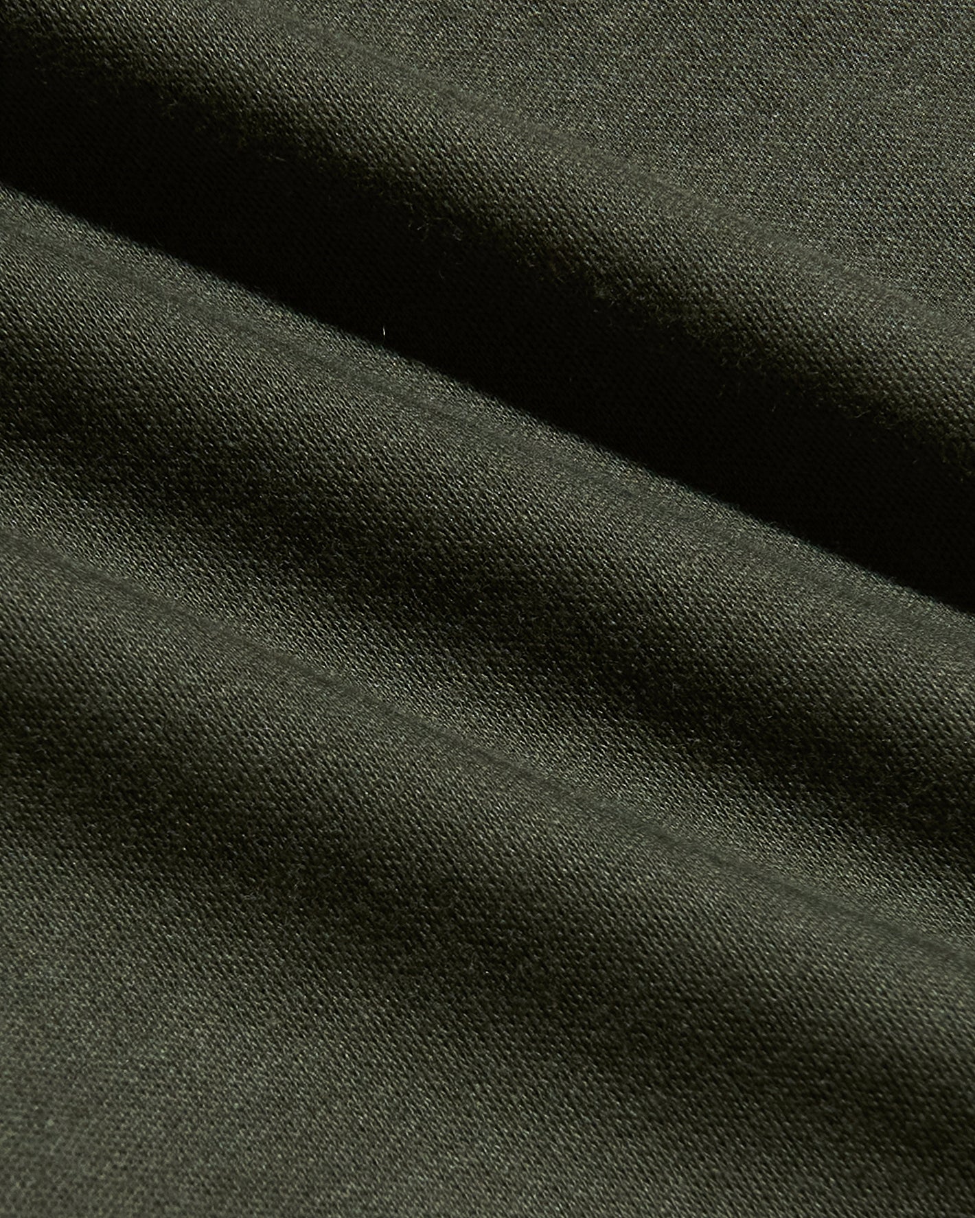 Grove Premium Pima V-Neck fabric close-up showing fine knit weave.