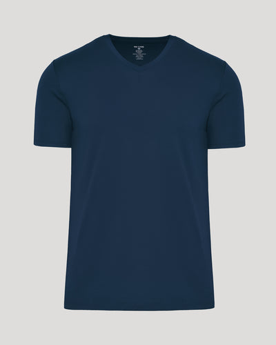 Premium Pima V-Neck - Navy