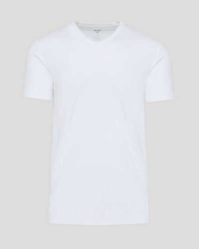 Premium Pima V-Neck - White