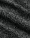 Charcoal Heather Gray Active V-Neck fabric close-up showcasing its woven texture.