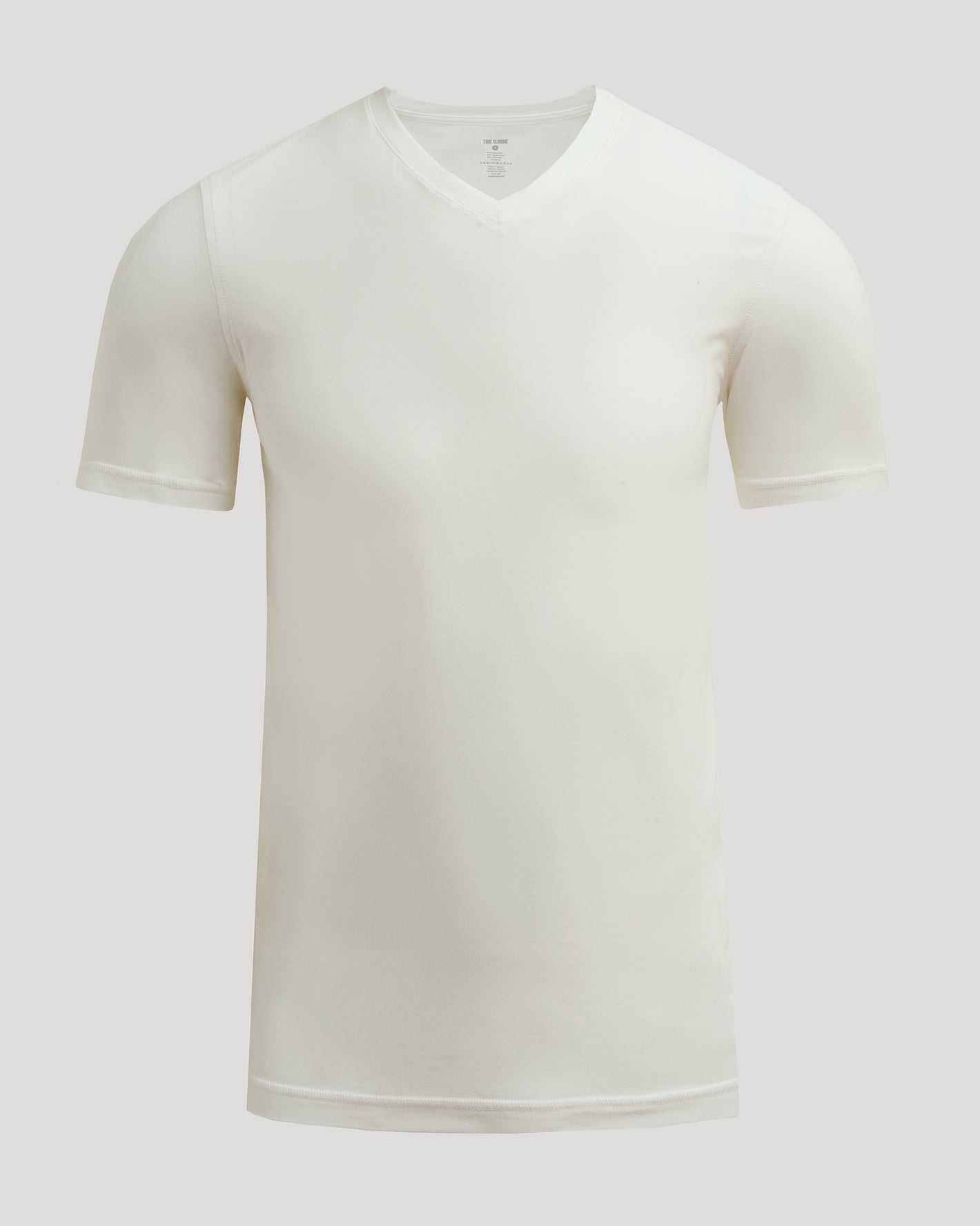 Moon Active V-Neck, short-sleeve, V-neck T-shirt, front view.