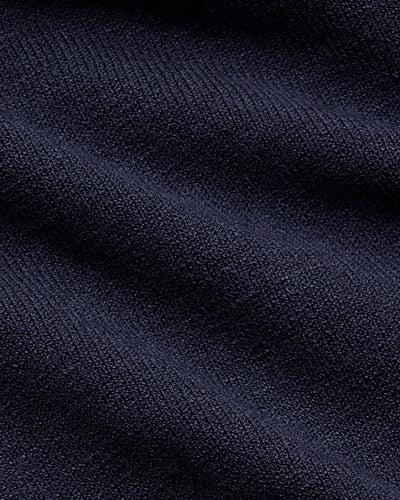 Dressy V-Neck Sweater - Navy