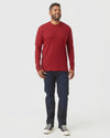Crimson Long Sleeve Crew Neck 1