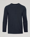 Charcoal Heather Gray Classic Long Sleeve Crew Neck