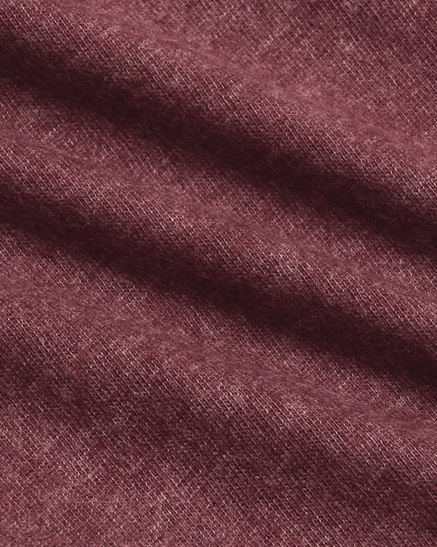 Dark Heather Clovewood Tall Long Sleeve T-Shirt, showcasing detailed burgundy knit.