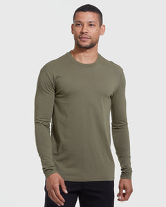 True ClassicLong Sleeve Color Crew 3-Pack