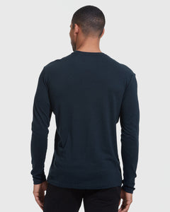 True ClassicBlue and Gray Long Sleeve Crew 3-Pack