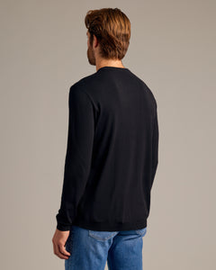 True ClassicBlack Dressy Crew Neck Sweater