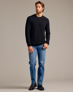 True ClassicBlack Dressy Crew Neck Sweater