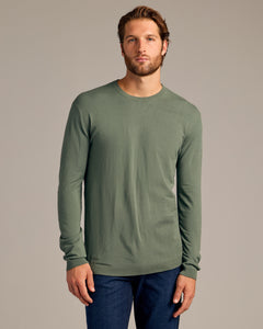 True ClassicMoss Dressy Crew Neck Sweater