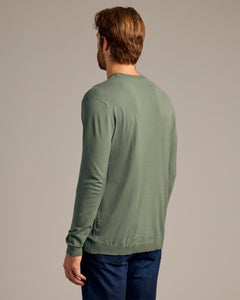 True ClassicMoss Dressy Crew Neck Sweater