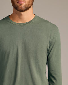 True ClassicMoss Dressy Crew Neck Sweater