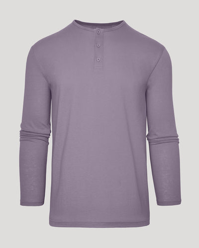 Classic Long Sleeve Henley - Ashberry