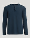 Navy Classic Long Sleeve Henley