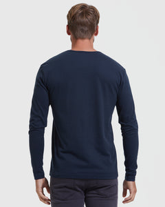 True ClassicCore Color Long Sleeve Henley 6-Pack