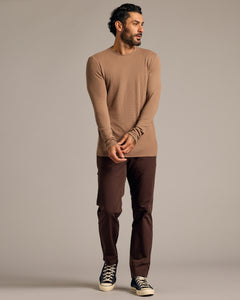 True ClassicNude Tint Waffle Long Sleeve Crew 2-Pack