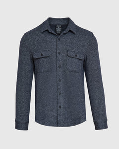 True ClassicNavy Shirt Jacket