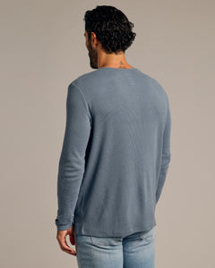 True ClassicFiord Waffle Long Sleeve Henley