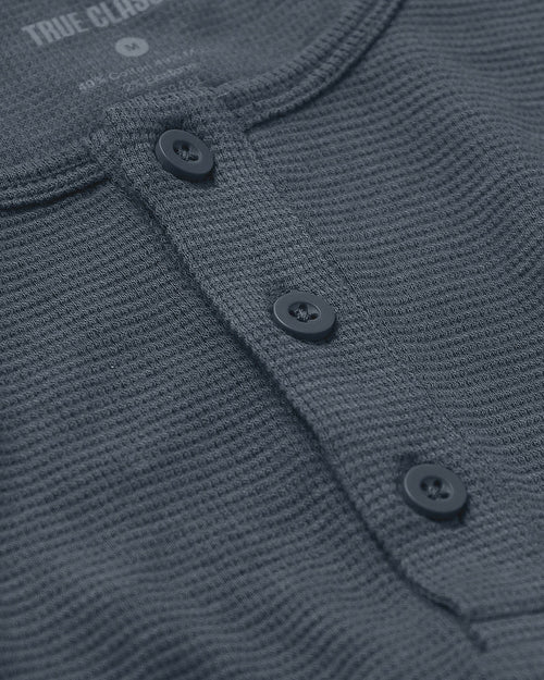 Fiord Waffle Long Sleeve Henley