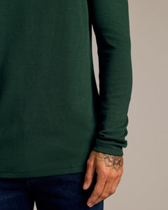 True ClassicKale Waffle Long Sleeve Henley