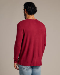 True ClassicKale & Pinot Waffle Henley 2-Pack