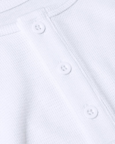 Waffel‑Langarm‑Henley