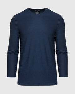 True ClassicDeep Sea Blue Heather Active Long Sleeve Crew T-Shirt