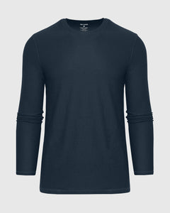 True ClassicDark Heather Fiord Active Long Sleeve Crew T-Shirt