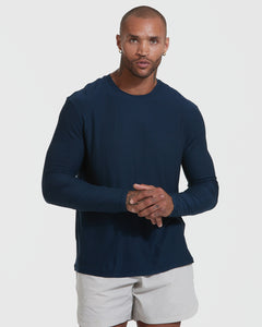 True ClassicStandard Active Long Sleeve Crew T-Shirt 3-Pack