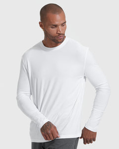 True ClassicEveryday Active Long Sleeve Crew T-Shirt 3-Pack