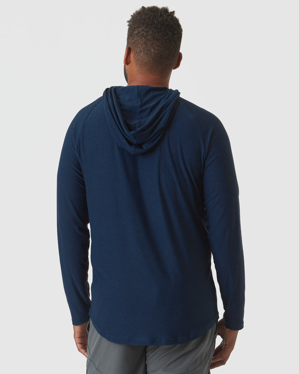 Deep Sea Blue Heather Active Hoodie