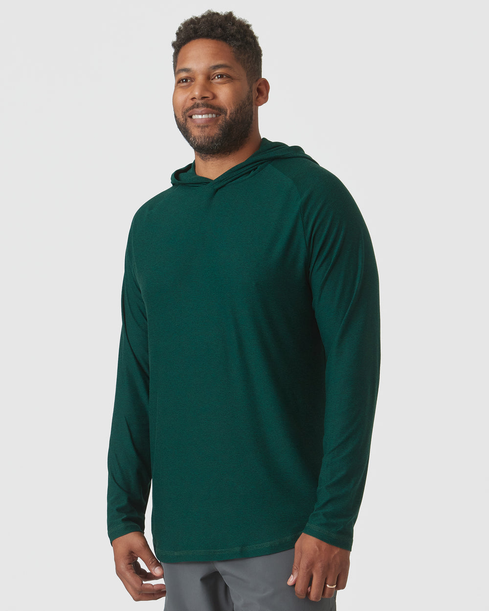 Evergreen Heather Active Hoodie