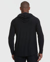 Black & Charcoal Gray Active Long Sleeve Hoodie 2-Pack, sporty minimalist style.