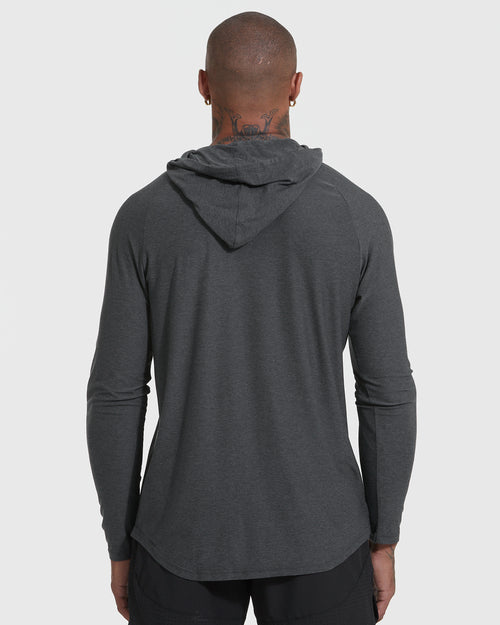 Charcoal Heather Gray Active Hoodie